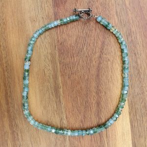 Teal Crystal Necklace